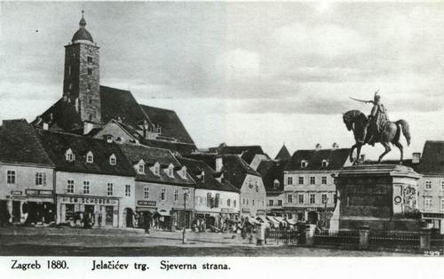 Zagreb around 1880 