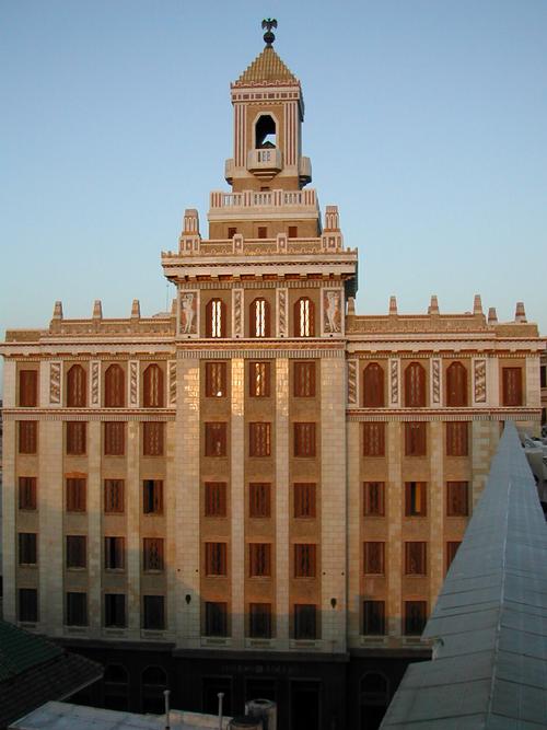 Edificio Bacardi art-deco architecture in Havana