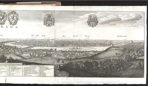 Prague Panorama around 1650