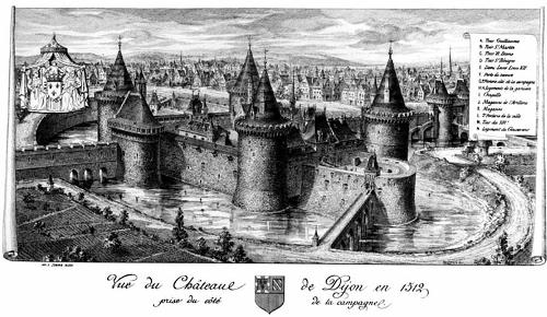 Castle of Dijon in 1512