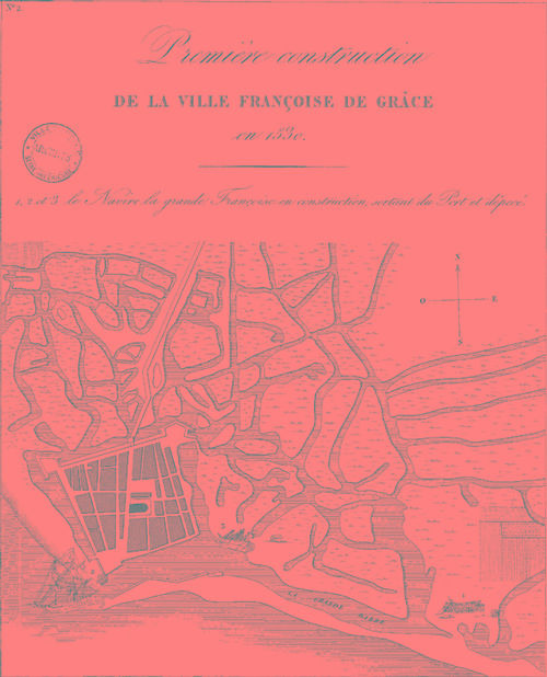 Map of Le Havre 1530