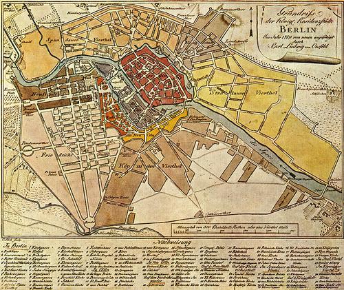 Berlin map 1789 