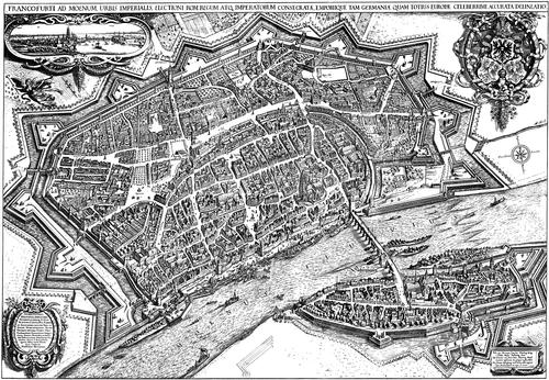 Frankfurt map 1770 
