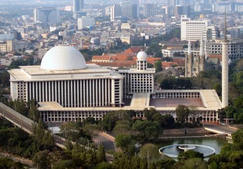 Istiqlal Mosque in Jakarta 