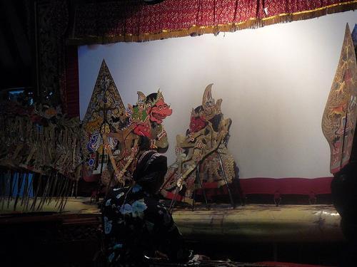 Wayang play in Sono Budyo in Yogyakarta 