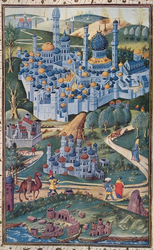 Painting of Jerusalem 1455