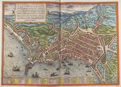 Naples Map from 1572