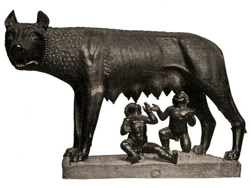 Rome Mythe of Romulus en Remus 