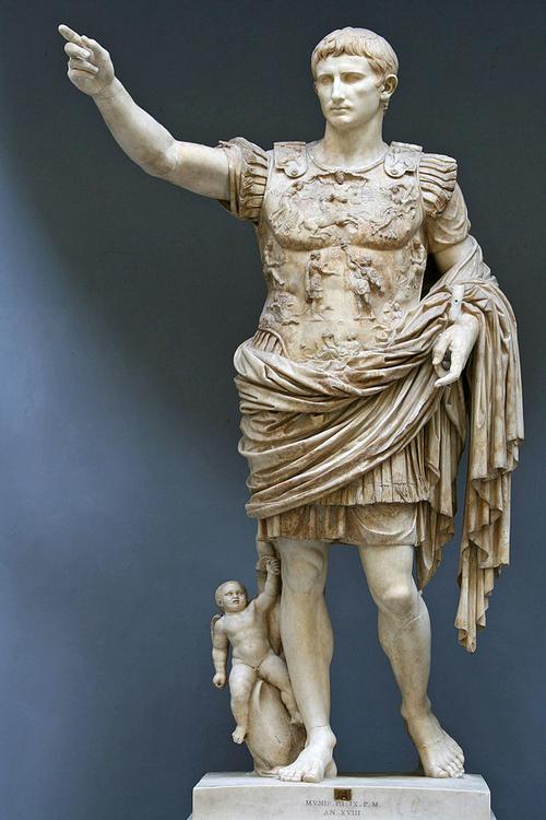 Rome statue of Emperor Augustus