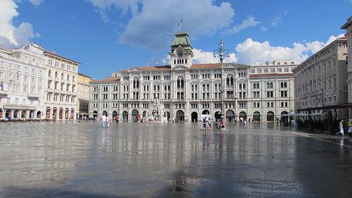 Piazza dell Unita in Trieste