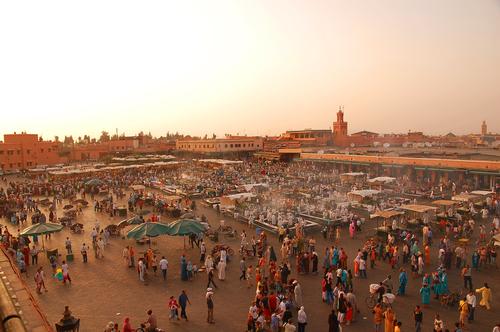 Morocco Djemaa El Fna-square