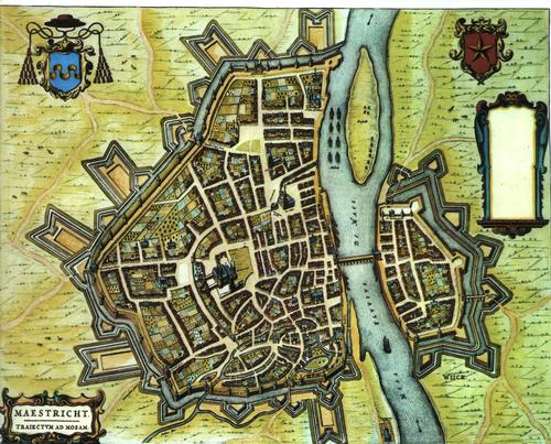 Maastricht Map from 1652