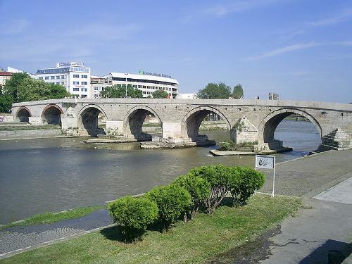 The stone bridge Skopje