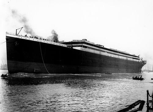 Launching of the Titanic