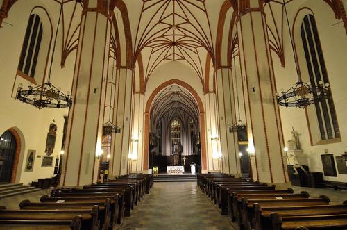 Interior St John's Cathedral Warsaw