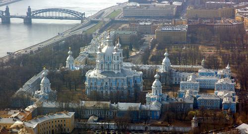 Smolny Cathedral and Monastery Saint Petersburg 