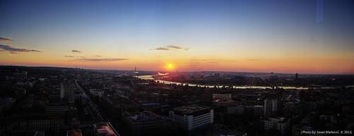 Belgrade Panorama Sunrise