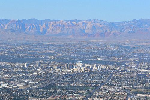 Las Vegas in sunlight