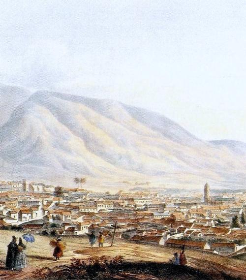 View of Caracas in 1839